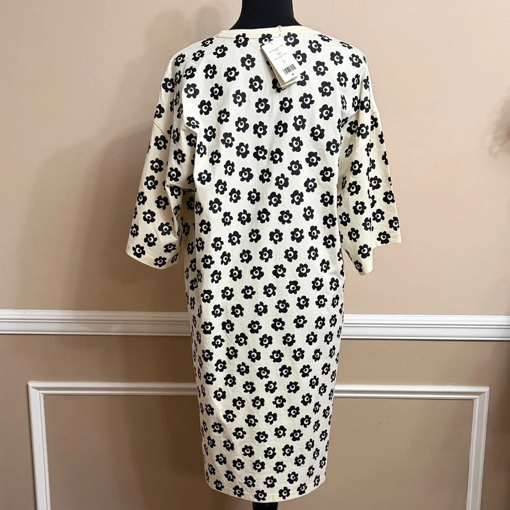 Tory Burch Flower Stencil T-Shirt Dress